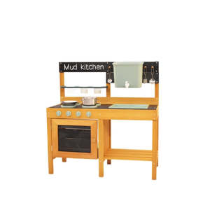Kids Mud Kitchen for Backyard Sensory - Water & Sand Play Kitchen (3 years+)