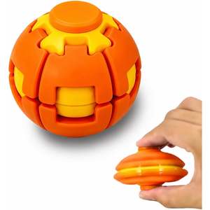 Kids Toys Gifts: 3D-Printed Stress Relief Ball Press-and-Rotate Stress Relief Ball - Assorted (6 years+)