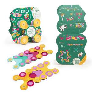 Clixo Tiny & Mighty Magnetic Toy 9pcs Pack - Jungle (4-99 years)