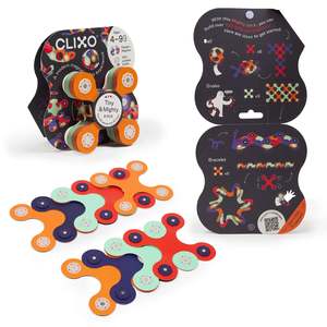Clixo Tiny & Mighty Magnetic Toy 9pcs Pack - Space (4-99 years)