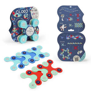 Clixo Tiny & Mighty Magnetic Toy 9pcs Pack - Marine (4-99 years)
