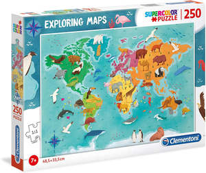 Kids Toys Gifts: SUPER COLOUR: 250pcs Animals In The World (7 years+)