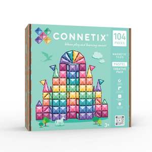 Connetix Tiles: Connetix Tiles - Pastel Creative Pack 104pcs (New & Refreshed)