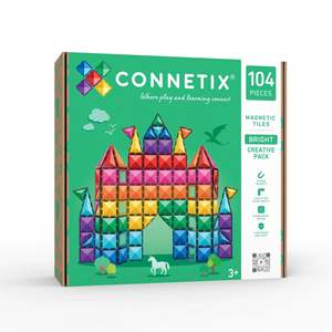 Connetix Tiles - Bright Creative Pack 104pcs (STEAM Learning)