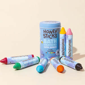 Honeysticks: Honeysticks Bath Crayons Super Jumbos 7 Pack  (1 years+)