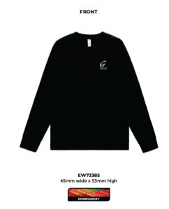 Products: Womens AS Colour Long Sleeve Maple Tee, Black