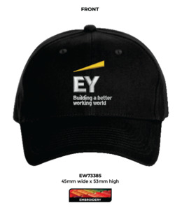 Products: Heavy Brushed Cotton Cap, Black