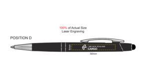 Air New Zealand Cargo – Dream Stylus Pen, Black