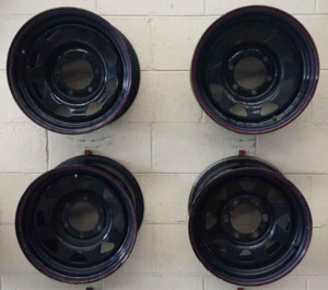 Set of 4 steel wheels 15x8 PCD 6X139.7 Offset 12 My Vxw Site Dzl9hv