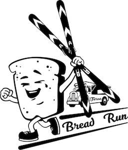 Sticker BREAD RUN SKIER