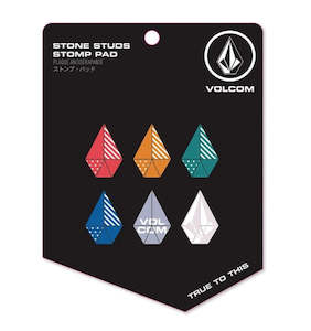 Stomp Pads: Volcom Stone Studs Stomp Pads - Multi Colour Pack with Red/Lavender/Creme/Blue/Orange/Teal