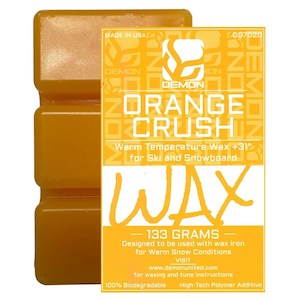 Demon Orange Crush Wax Warm Temperatures