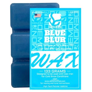 Winter Tuning Accessories: Demon Blue Blur Wax for Cold Temperatures