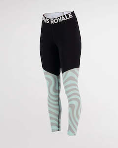 Mons Royale Cascade Merino Flex 200 Women's Legging - Blazing Mint