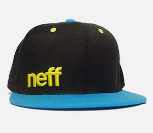Neff Headwear: Neff Daily Cap -Black/Cyan/Black