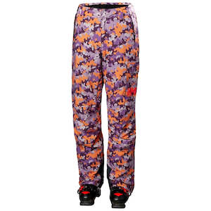 Helly Hansen Outerwear: Helly Hansen Switch Cargo Insulated Women's Snow Pants - Crushed Grape Camo