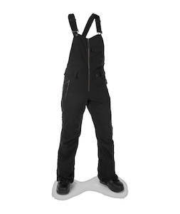 Volcom Outerwear: Volcom 2023 Swift Bib Overall - Black