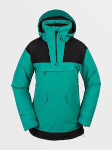 Volcom Outerwear: Volcom Fern Insulated Gore-Tex Pullover - Vibrant Green
