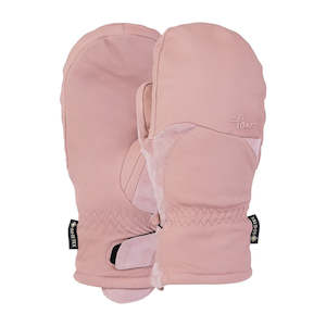 Gore Tex Collection: POW Stealth GTX + Warm Women's Mitt - Misty Rose