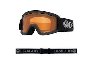 Youth Goggles: Dragon Lil D Foam+ Fit Charcoal Goggle w/ LL Amber Lens