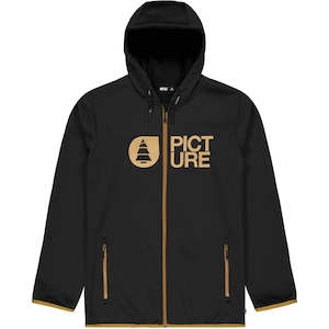 Hoodies: Picture Park Zip Tech Men's Hoodie - Black