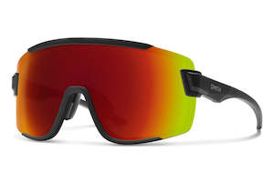 Smith Wildcat Sunglasses Matte Black | Chromapop Red Mirror