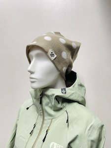 Beanies: OBee Cross Bean w/ Soft Tip - Polka Dot