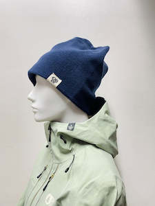 Beanies: OBee Cross Bean w/ Soft Tip - Dark Blue
