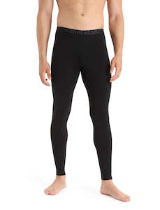 Icebreaker 200 Oasis Men's Legless 3/4 Thermals - Black