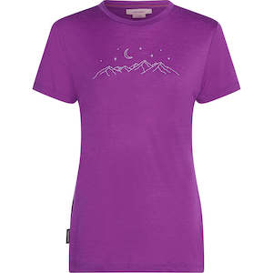 Icebreaker 150 Tech Lite Women's SS - Sparkling Stars Passion