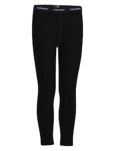 Icebreaker: Icebreaker 200 Oasis Kid's Leggings - Black