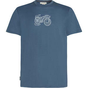 Icebreaker Mens 150 Tech Lite SS Tee Adventure Ride Dawn