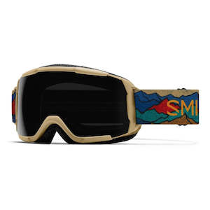 Youth Goggles: Smith Grom Sandstorm Summits Goggle w/ ChromaPop Sun Black