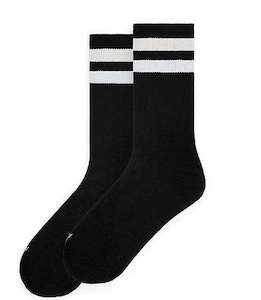 Socks: American Socks Mid High Sock - Back in Black I