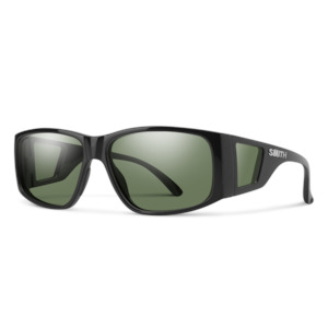 Smith Monroe Peak Sunglasses Black ChromaPop Gray Green Lens