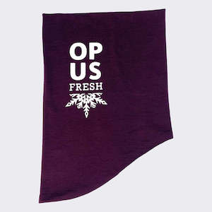 Opus Fresh Unisex Merino Neckwarmer - Youth -  Snowflake Purple