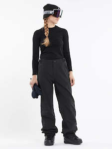 Volcom Outerwear: Volcom Dust Up Bonded Pant - Black