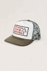 Rhythm Tropical Camo Trucker Cap - Camo