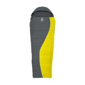 Camping Outdoors: Domex Silver Fern 200 Sleeping Bag - Grey/Yellow