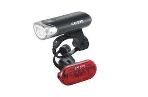 Bike Accessories: Cat Eye 360Degree HL-EL135 Front Light & OMNI3 Rear Light Set