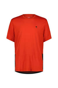 Mons Royale: Mons Royale Tarn Merino Shift T-Shirt Retro Red/Black