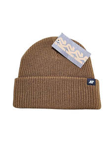 K2 Knit Beanie - Brown