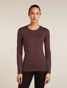 Icebreaker 200 Oasis Long Sleeve Women's Crew - Java