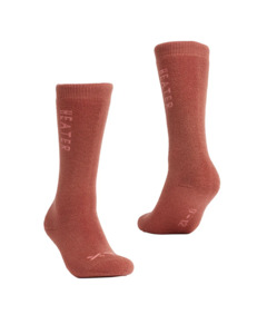XTM Heater Kids' Thick Merino Wool Winter Socks- Pink