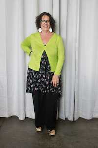 TCD Portia Cardi - Neon Green
