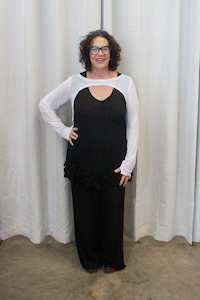 TCD Dihlia Top - White Mesh
