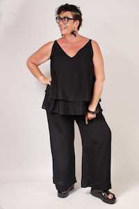 Tunics: TCD Priscilla Camisole - Black