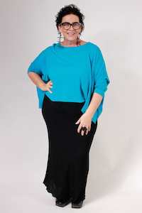 Leia Dress And Lockdown Crop: TCD Lockdown Crop - Aqua