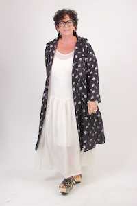 Maxi Dress Classics: TCD Persephone Duster - Silk Embroidered Cotton