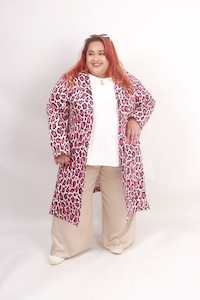Matariki Live: TCD Rosetta Coat - Pink Leopard